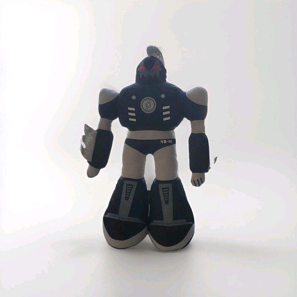 Robot Plush Toy Nanco Robot Plush NB-01 Black White 16" Collectors Item Battle